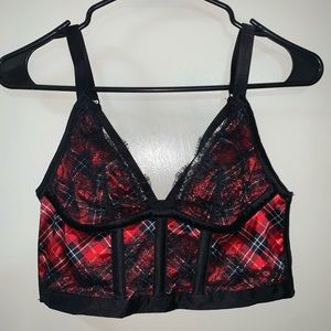 Plaid Bralette